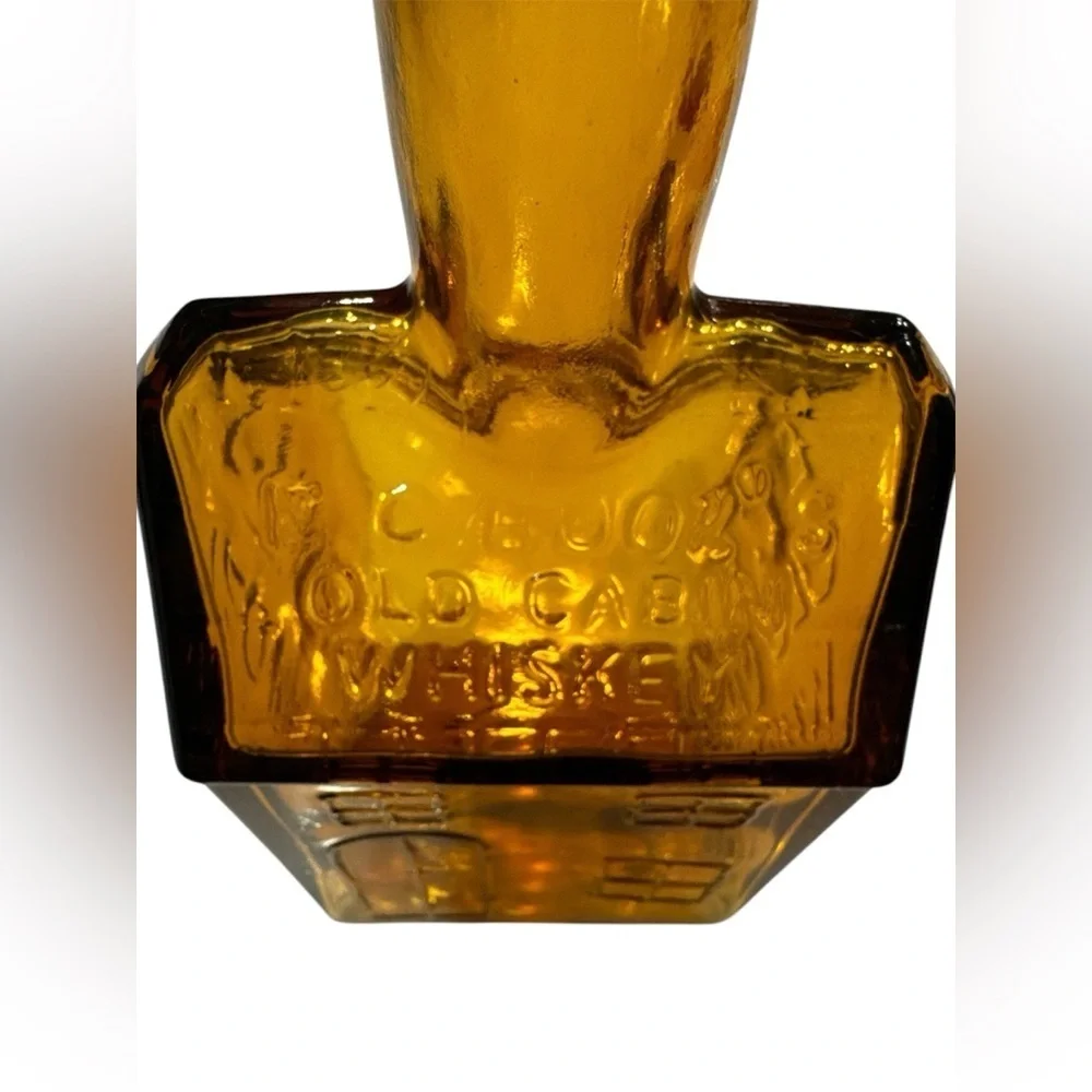 Vintage Wheaton EG Booz's Old Cabin Whiskey Bottle with cork